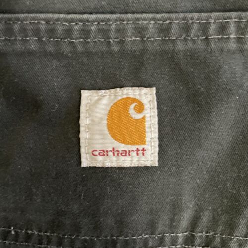 Carhartt Cargo Carpenter Work Pants Size 30 X 30 Black