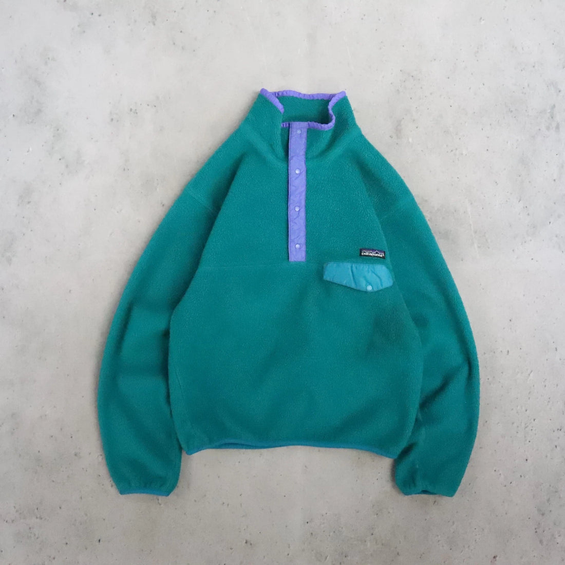 Patagonia Synchilla Snap T Fleece Jacket Size Small 80s 90s