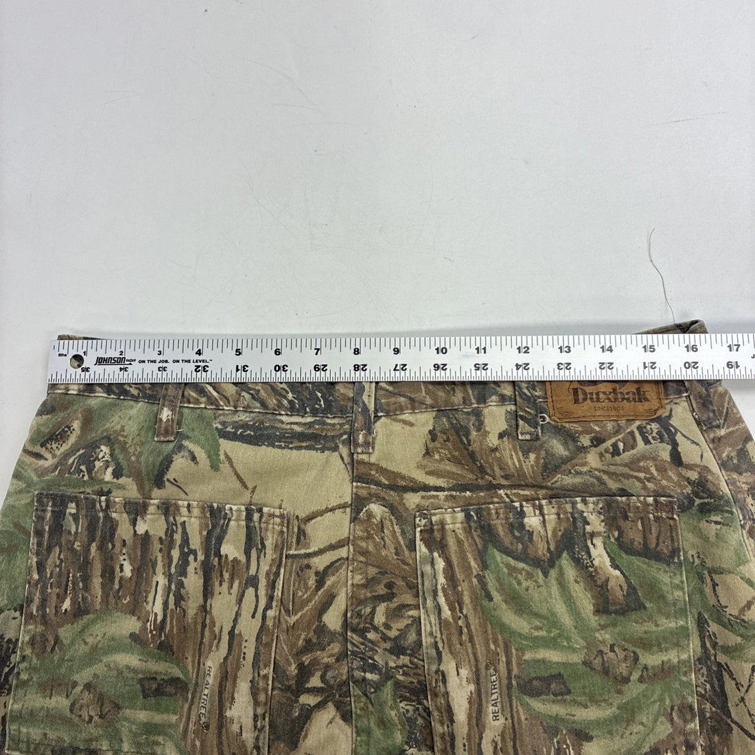 Vintage Duxbak Realtree Camo Hunting Pants Size 30 X 30