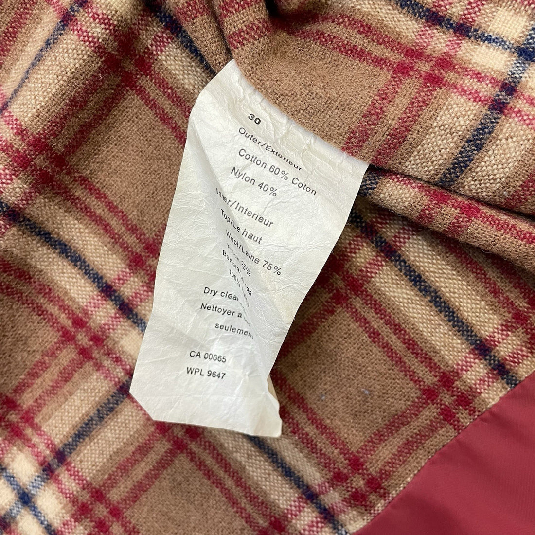 Vintage Eddie Bauer Field Coat Jacket Size Large Beige
