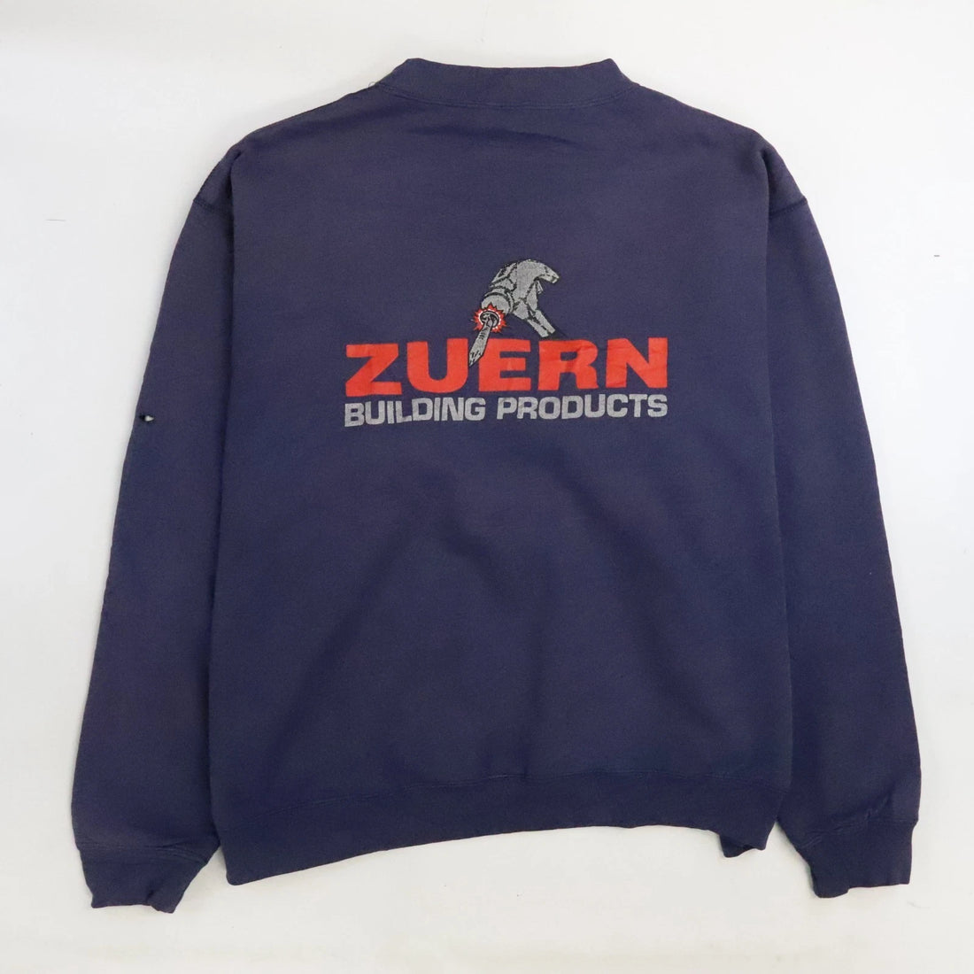 Vintage Carhartt Crewneck Sweatshirt Size 2XL Waffle Thermal Lined Blue