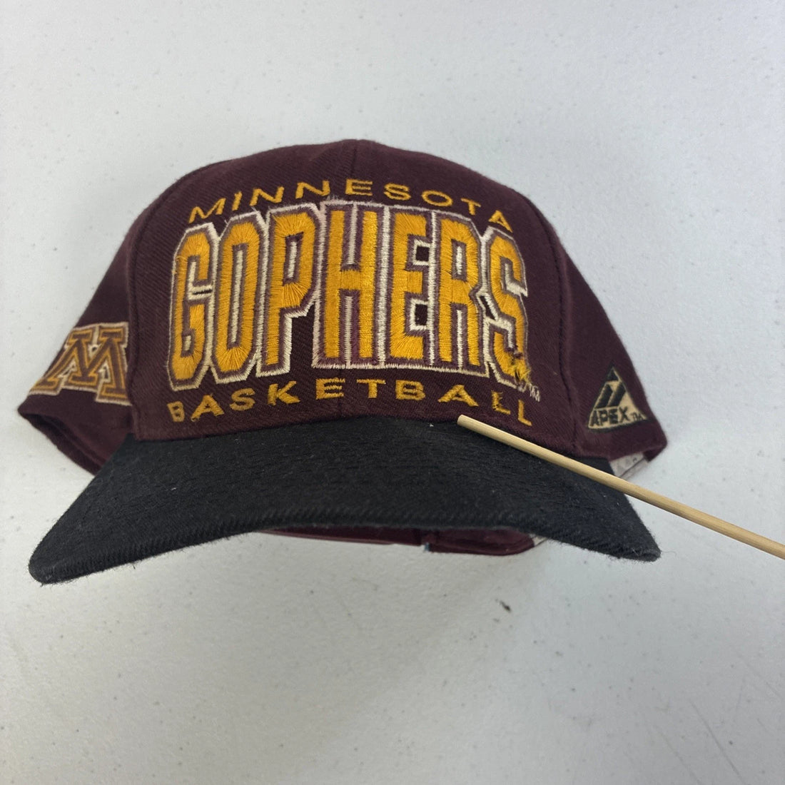 Vintage Minnesota Gophers Basketball Snapback Hat OSFA NCAA