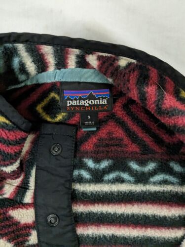 Patagonia Synchilla Snap T Fleece Jacket Womens Size Small