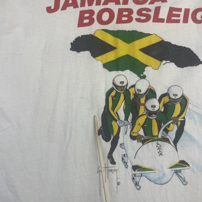 Vintage Jamaican Bobsleigh T-Shirt Size Large 90s