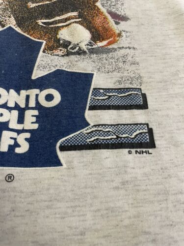 Vintage Toronto Maple Leafs Goalie T-Shirt Size Large 90s NHL
