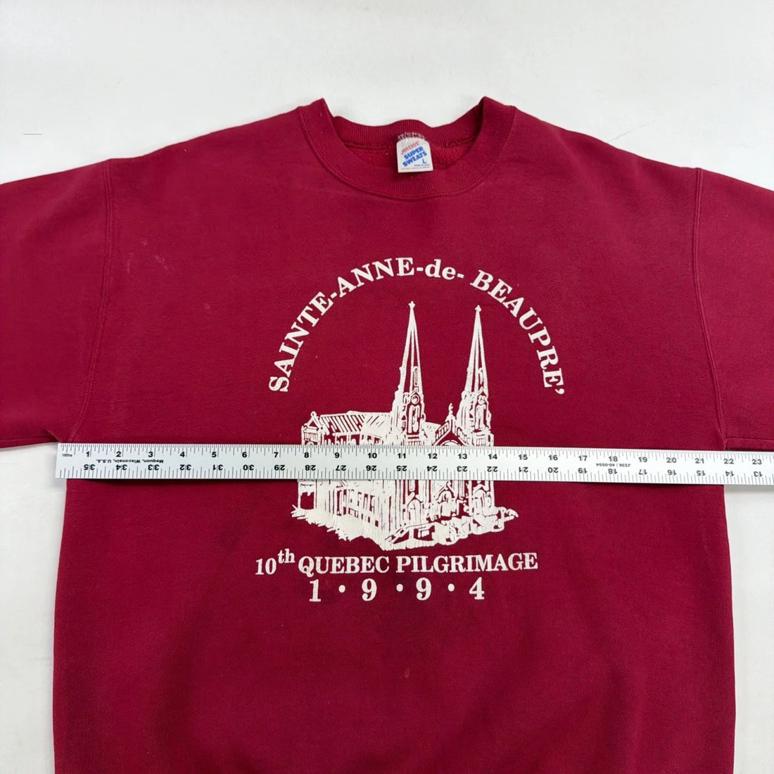 Vintage Saine Anne De Beaupre Quebec Pilgrimage Sweatshirt Size Large 90s