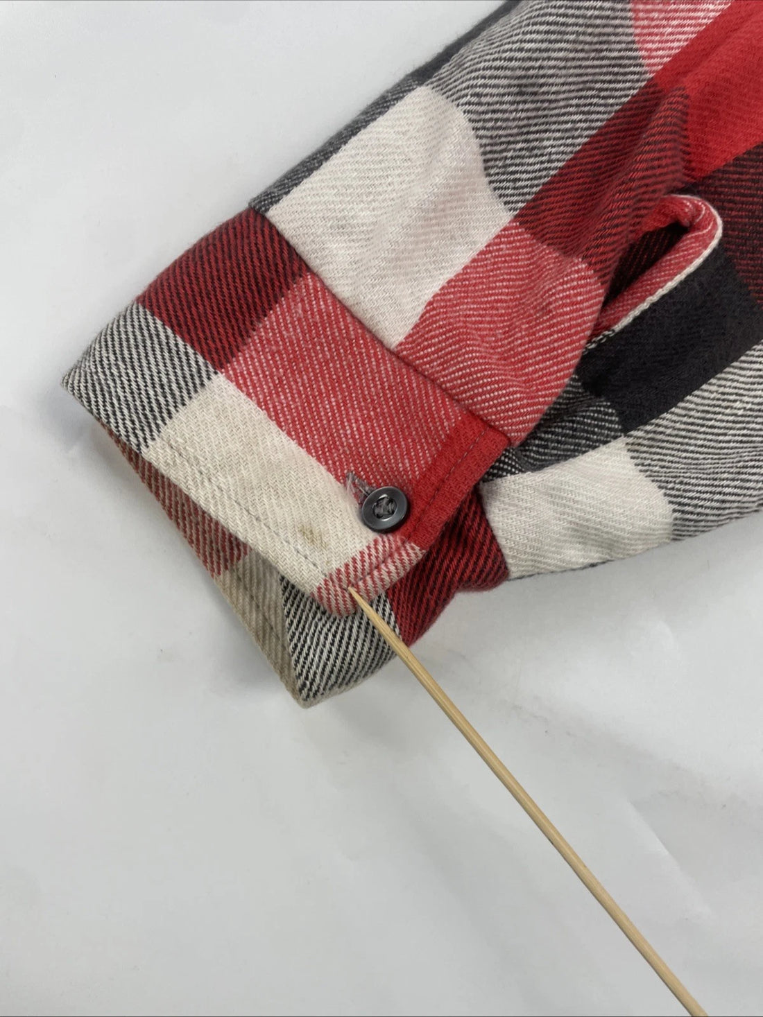 Vintage Alaskan Klondike Button Up Shirt Size XL Red Plaid Flannel