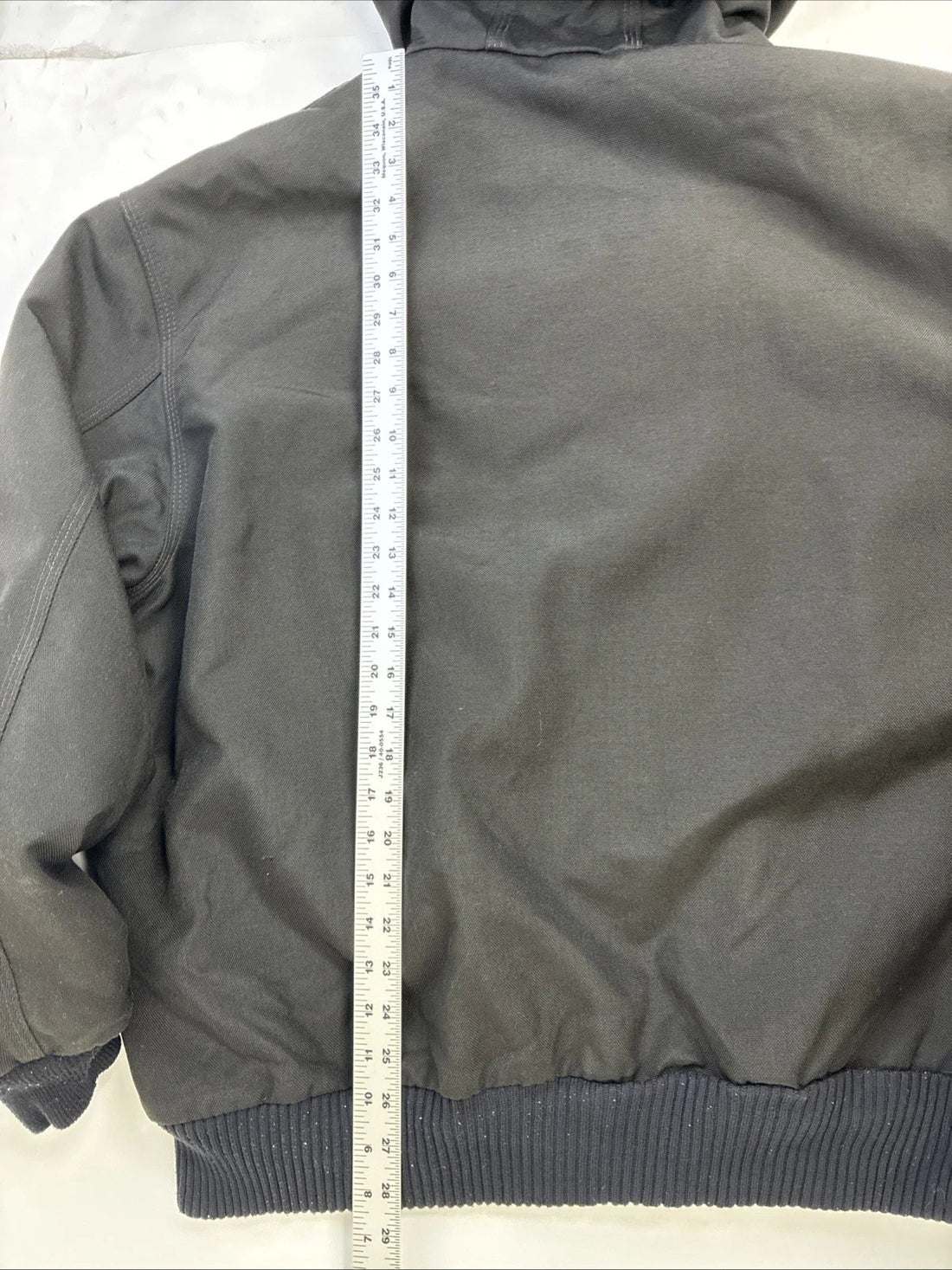 Carhartt Canvas Active Bomber Work Jacket Size XL J133 BLK
