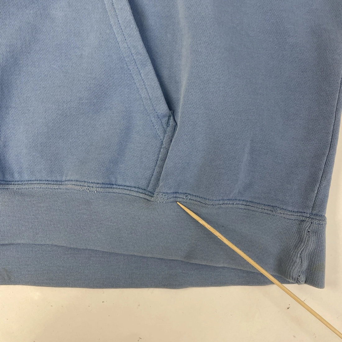 Vintage Nike Middle Swoosh Sweatshirt Hoodie Size 2XL Blue