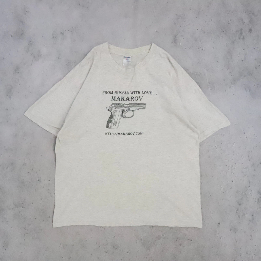 Vintage From Russia With Love Makarov T-Shirt Size XL