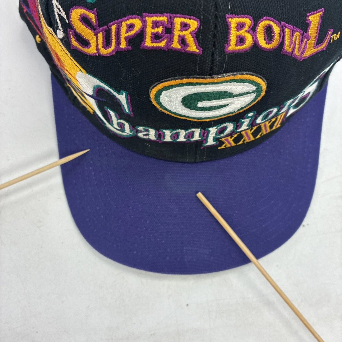 Vintage Green Bay Packers Super Bowl XXXI Champs Snapback Hat OSFA NFL