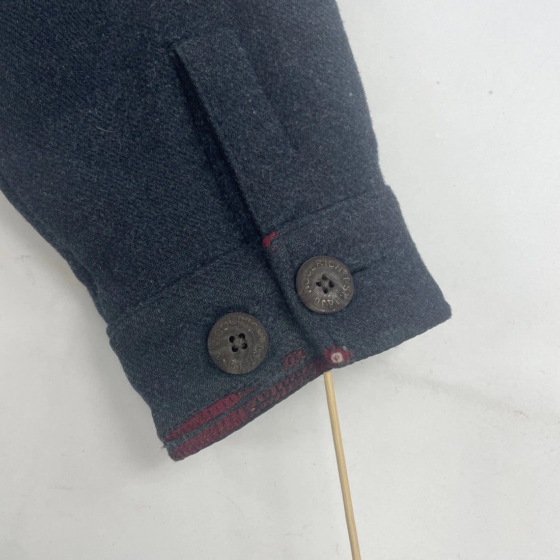 Woolrich Wool Coat Jacket Size XL Plaid Lined