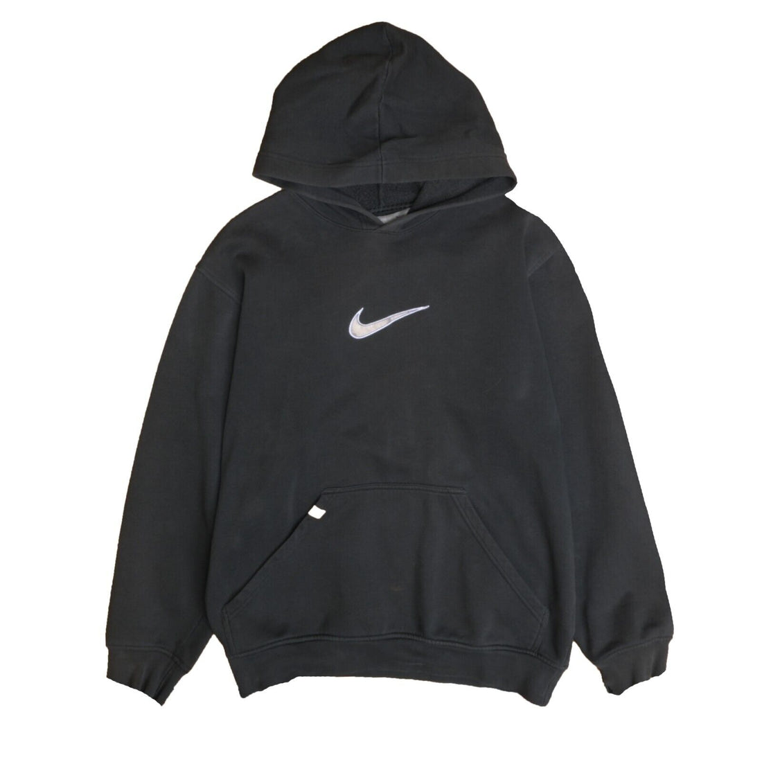 Vintage Nike Sweatshirt Hoodie Size Medium Black Swoosh