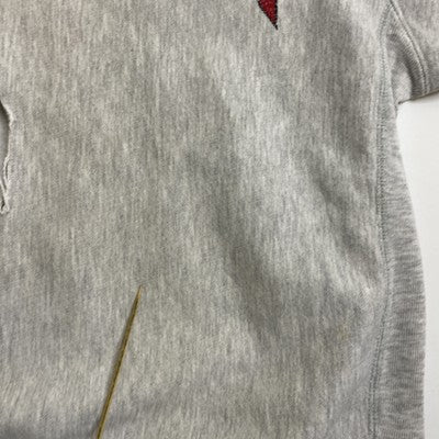 Vintage Wesleyan Champion Reverse Weave Crewneck Sweatshirt Large Distressed 90s