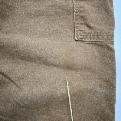 Carhartt Canvas Carpenter Double Knee Work Pants Size 36 X 30 Brown