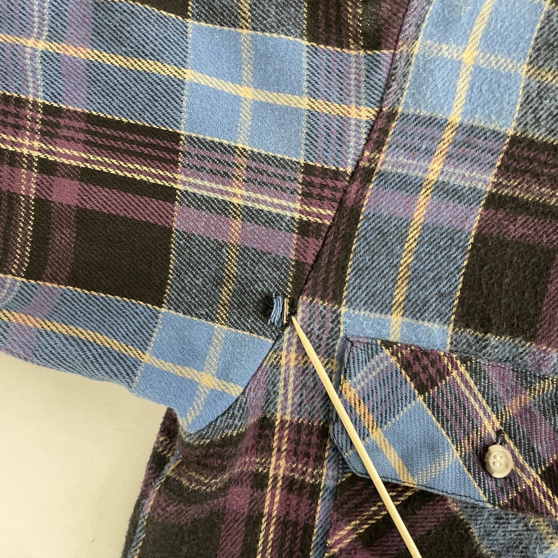 Vintage Oshkosh Flannel Button Up Shirt Size XL Plaid