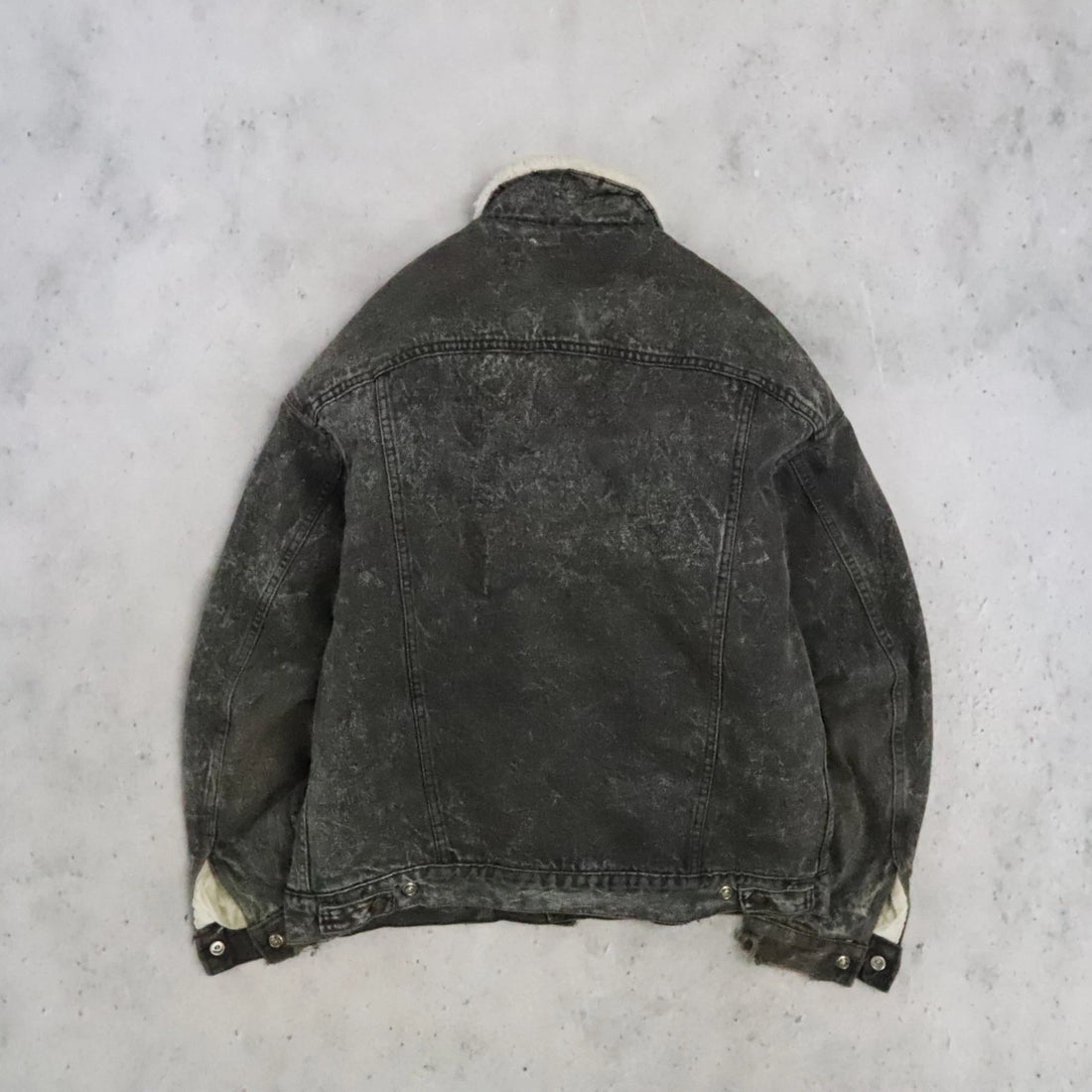 Vintage Levi's Sherpa Lined Denim Trucker Jacket Size Large
