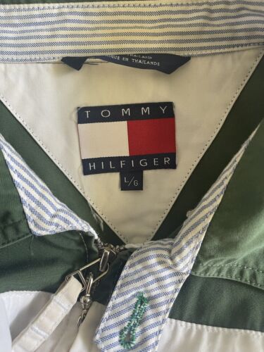 Vintage Tommy Hilfiger Harrington Jacket Size Large Striped