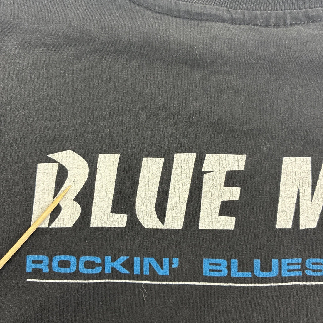 Vintage Blue Max Howard Guitar Luedtke T-Shirt Size Large