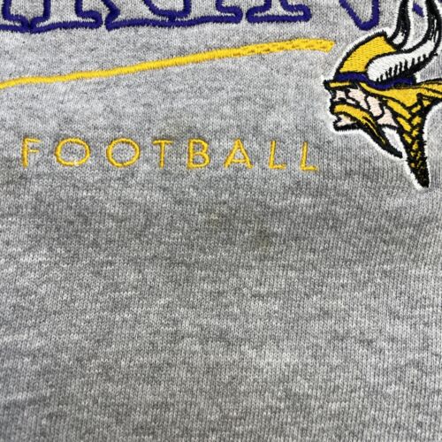 Vintage Minnesota Vikings Logo Athletic Sweatshirt Crewneck Size XL 90s NFL