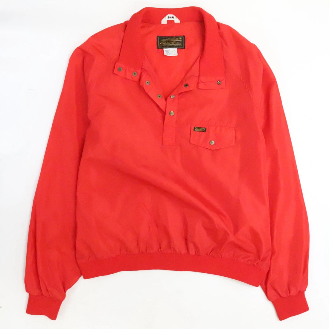 Vintage Eddie Bauer Pullover Windbreaker Light Jacket Size 2XL Red