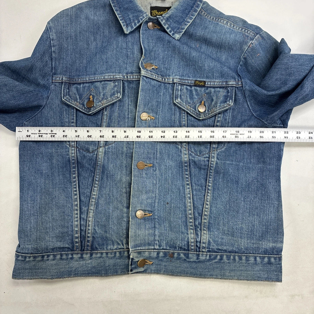 Vintage Wrangler Denim Trucker Jacket Size 44