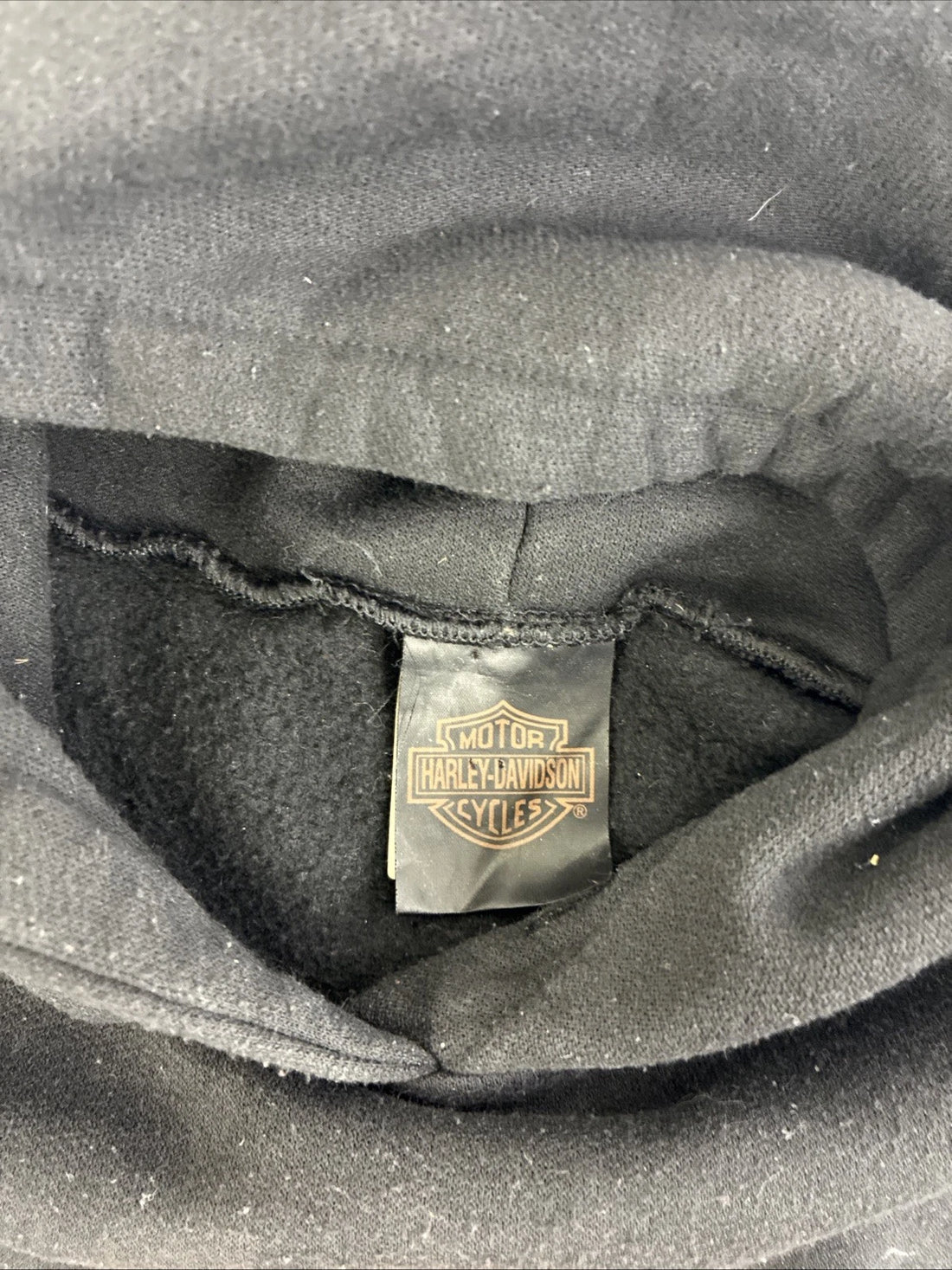 Harley Davidson Motorcycles Sweatshirt Hoodie Size Large Embroidered