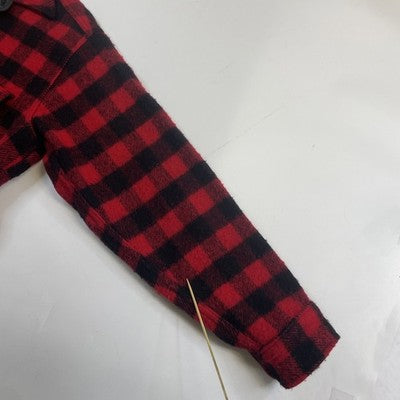 Vintage Woolrich Wool Button Up Shirt Size Large Buffalo Plaid