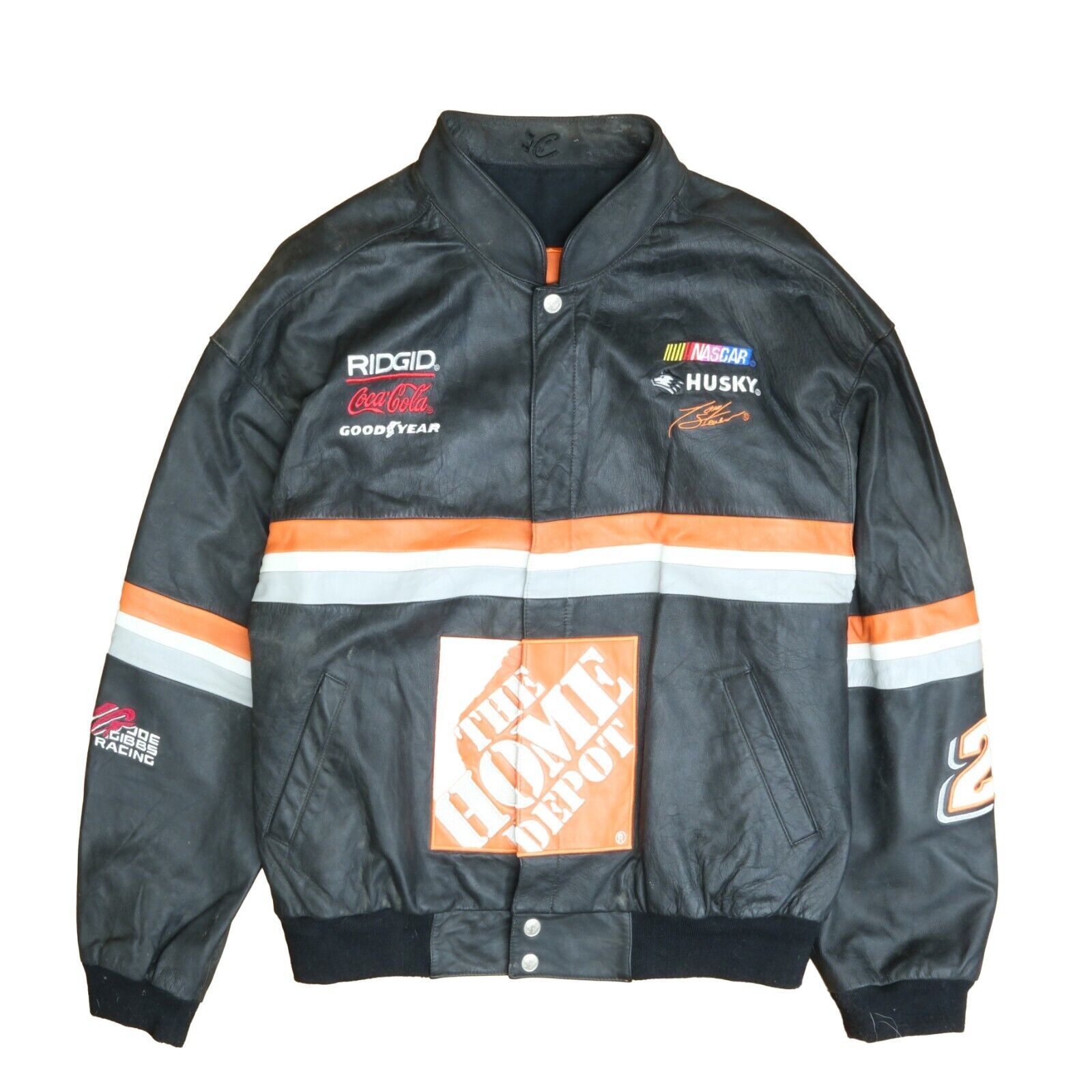 Tony stewart champion hot sale nascar racing jacket