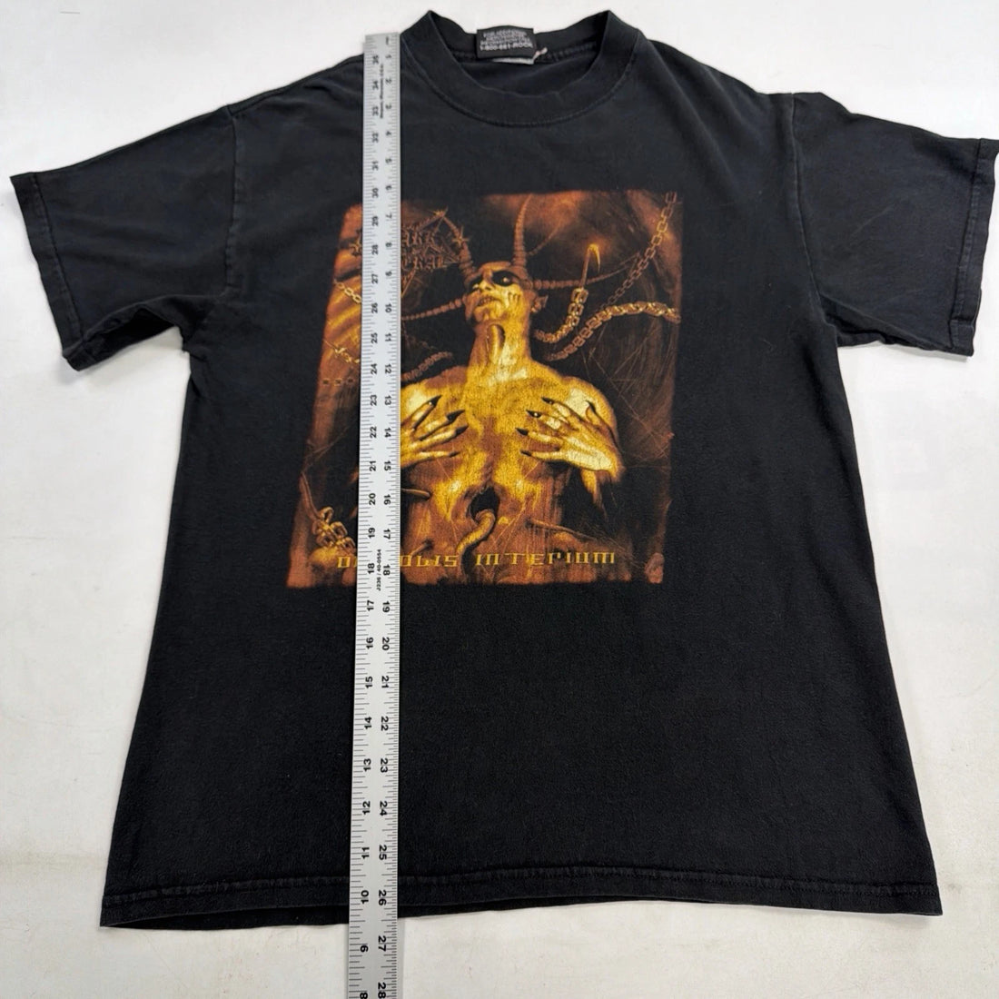 Vintage Diabolis Interum Dark Funeral Artimonde T-Shirt Size Medium 2003