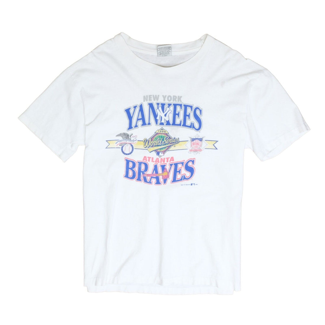 Vintage MLB (Hanes) - Atlanta Braves Vs Toronto Blue Jays World Series T-Shirt 1992 Large