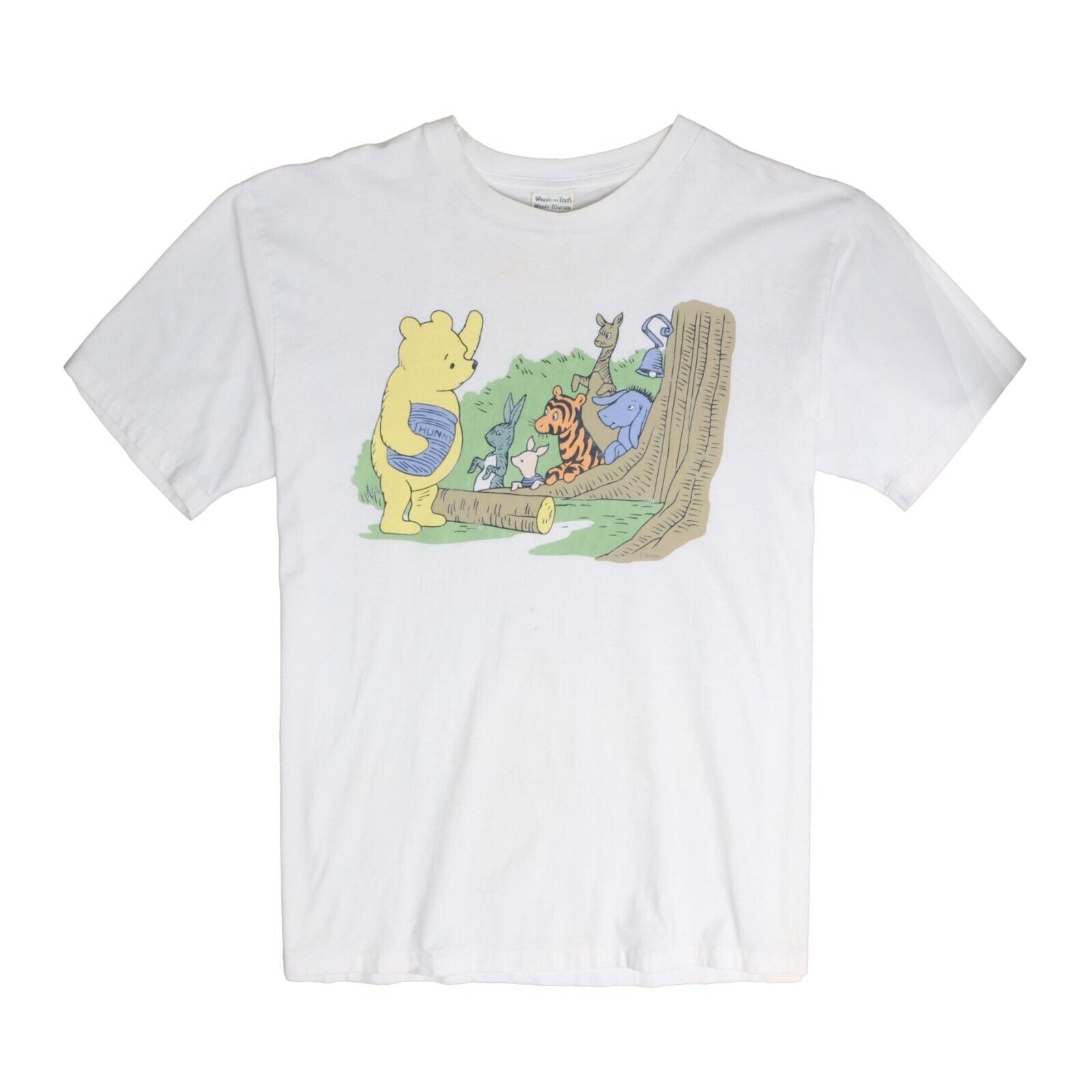 Vintage Winnie The Pooh And Friends T-Shirt Size XL Disney Cartoon