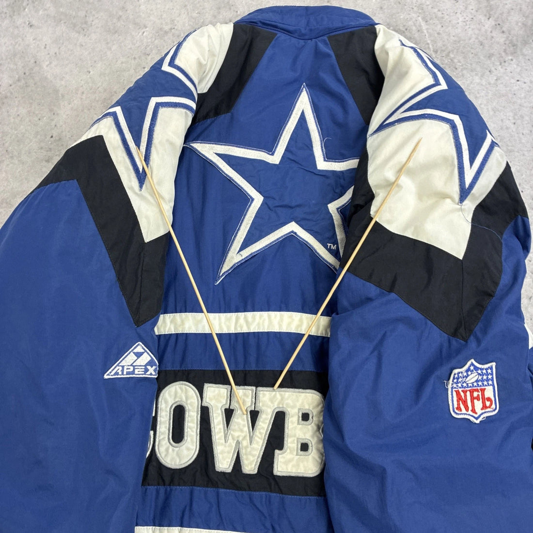 Vintage Dallas Cowboys Apex One Puffer Jacket Size Small NFL