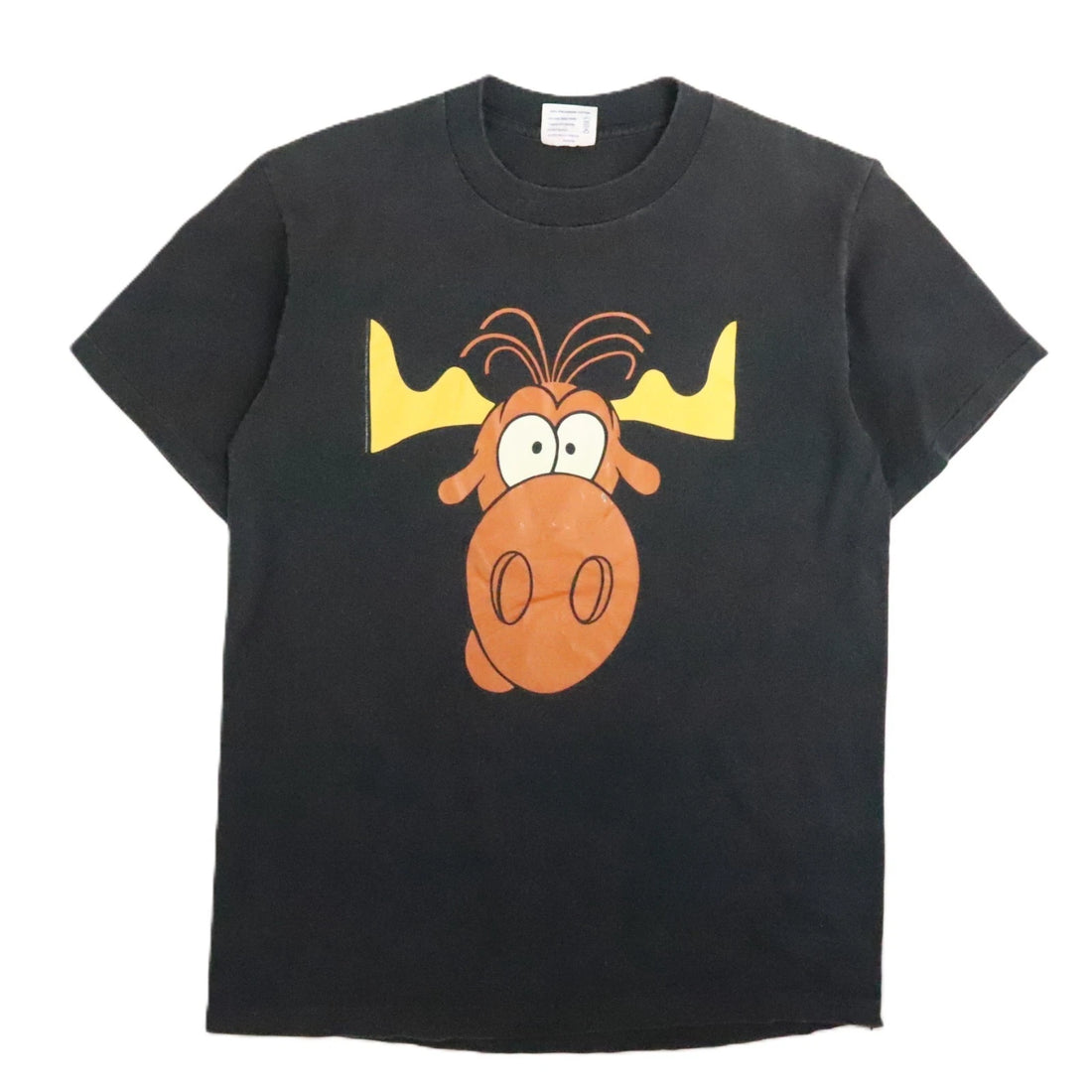 Vintage Rocky & Bullwinkle Taco Bell T-Shirt Size Large Promo 90s