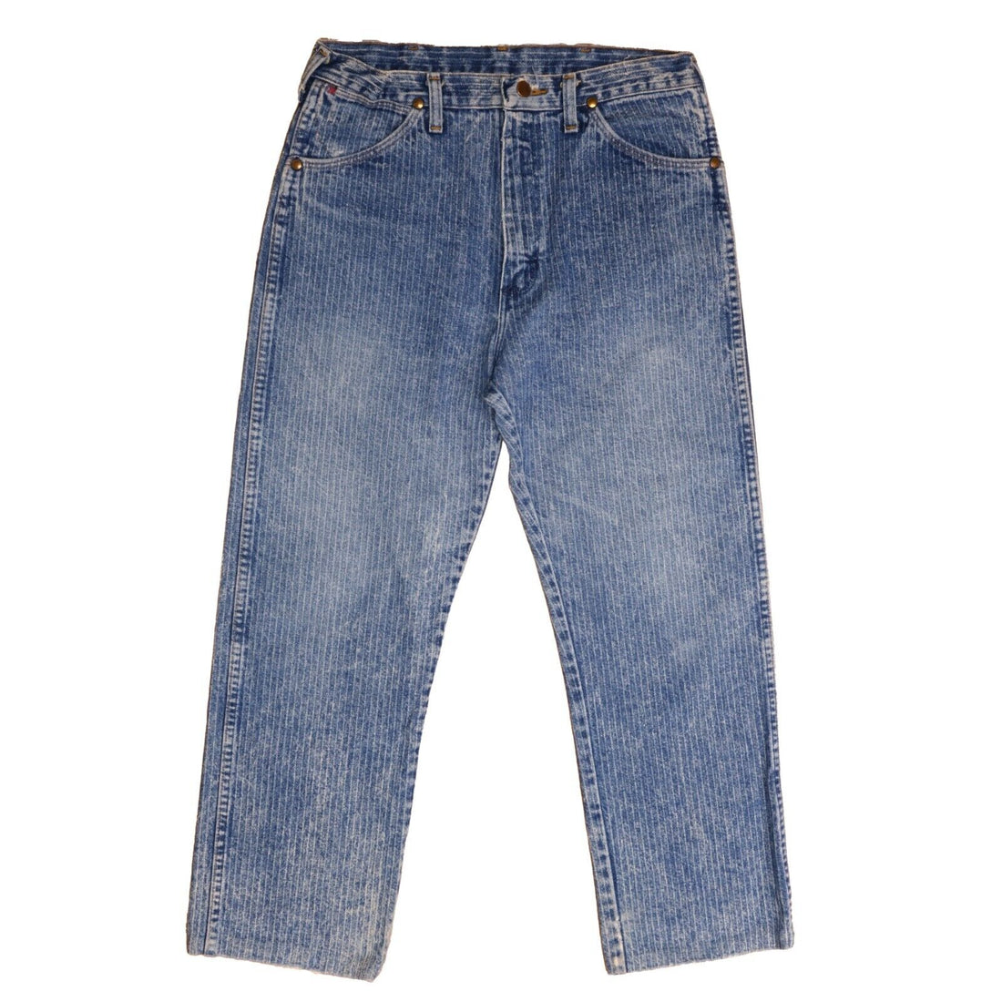 Vintage Wrangler Cowboy Cut Denim Jeans Pants Size 34 X 34 1970s 70s