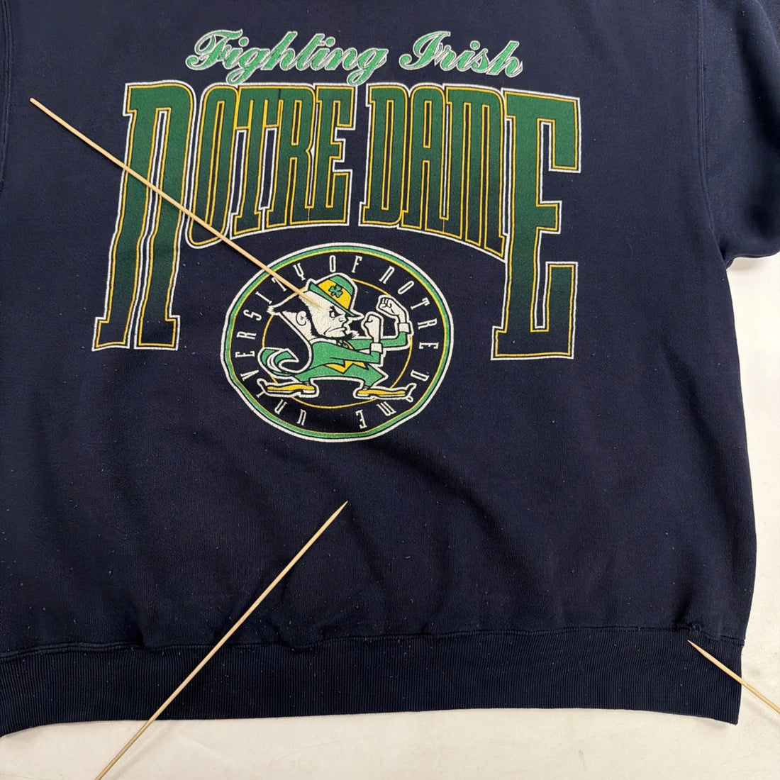 Vintage Notre Dame Fighting Irish Crewneck Sweatshirt Size XL NCAA
