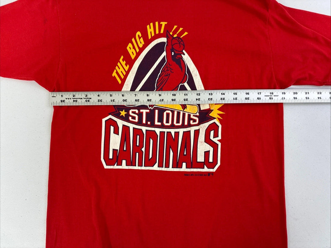 Vintage St. Louis Cardinals T-Shirt Size XL 1989 80s MLB