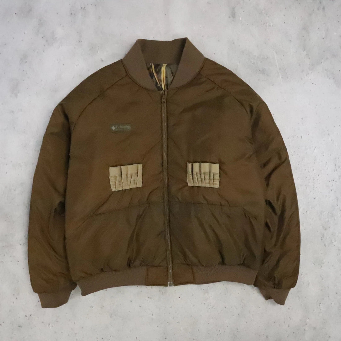 Columbia Delta Hunter X Camo Hunting Bomber Jacket Size 2XL Reversible