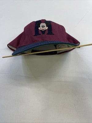 Vintage Mickey Mouse Disney Snapback Hat Cap OSFA 90s