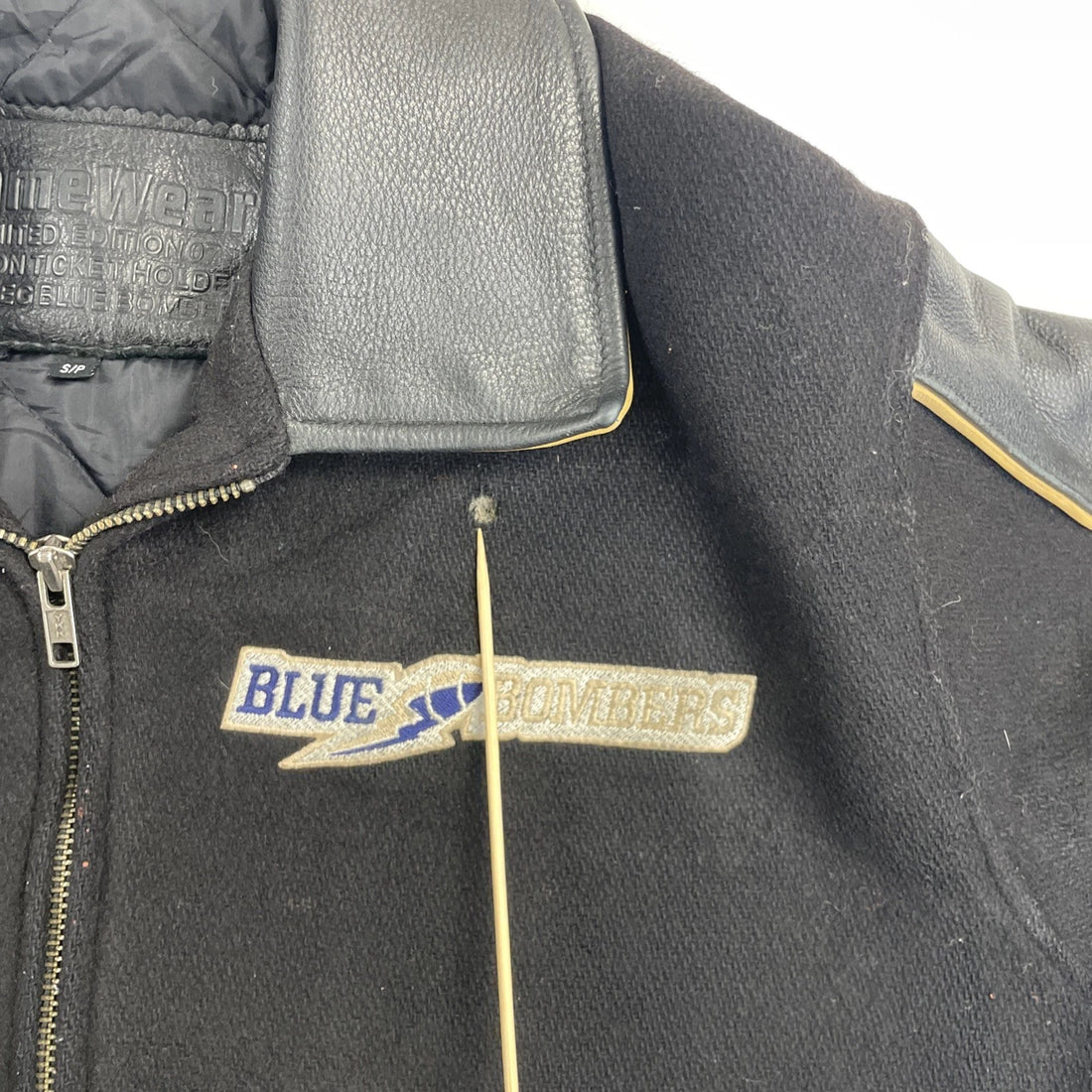 Winnipeg Blue Bombers Varsity Jacket Large CFL Limited Ed. Season Ticket Holder