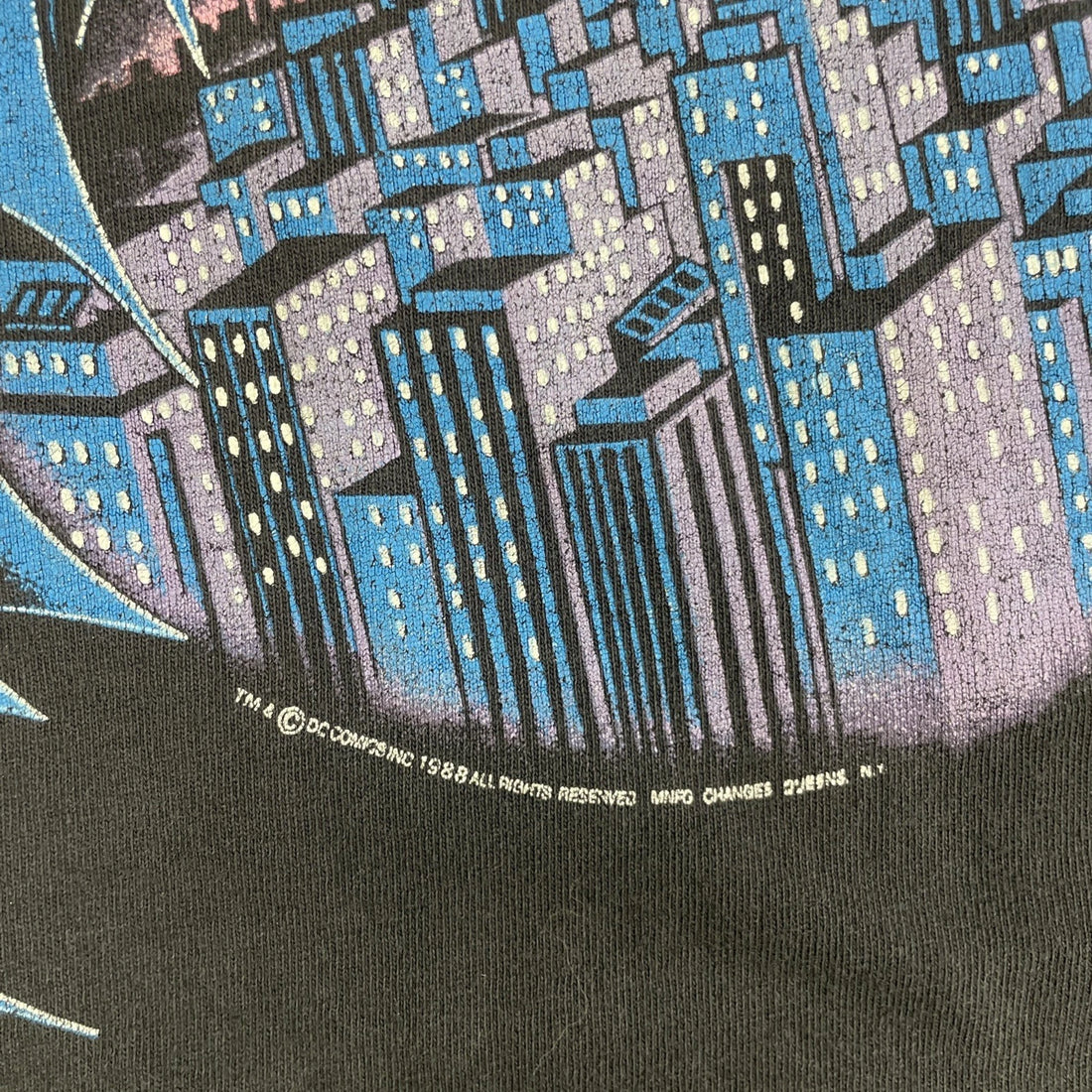 Vintage Batman T-Shirt Size Large DC Comics 1989 80s