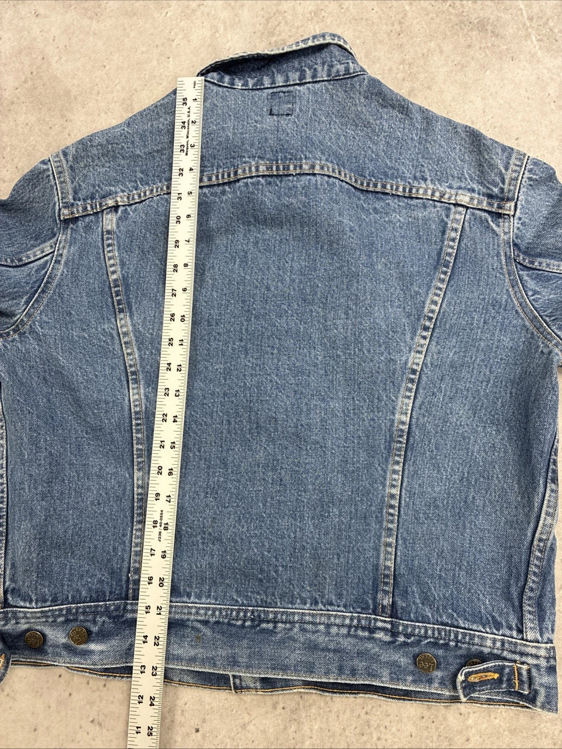 Vintage Lee Denim Jacket Size Large