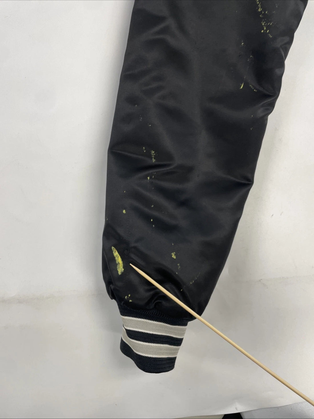 Vintage Los Angeles Oakland Raiders Locker Line Satin Bomber Jacket Small NFL