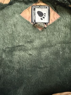 Vintage Arctic Explorer Bomber Jacket Size Medium Faded