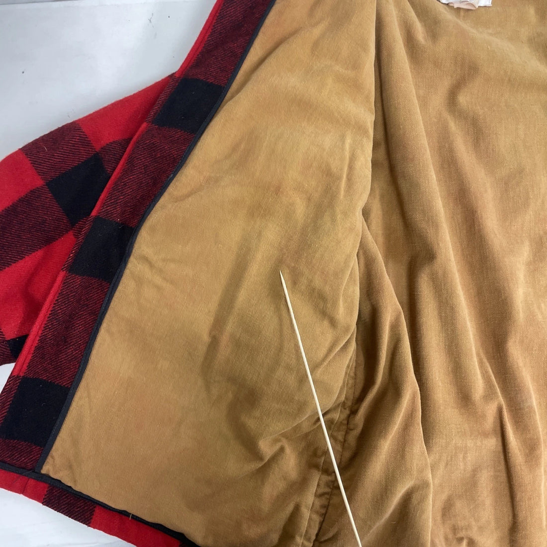 Vintage Woolrich Wool Mackinaw Hunting Coat Jacket Size 48 Buffalo Plaid