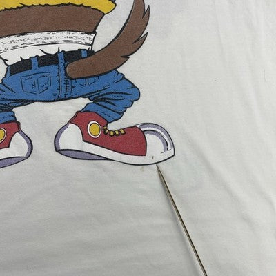 Vintage Taz Looney Tunes T-Shirt Size Large Double Sided 1993 90s