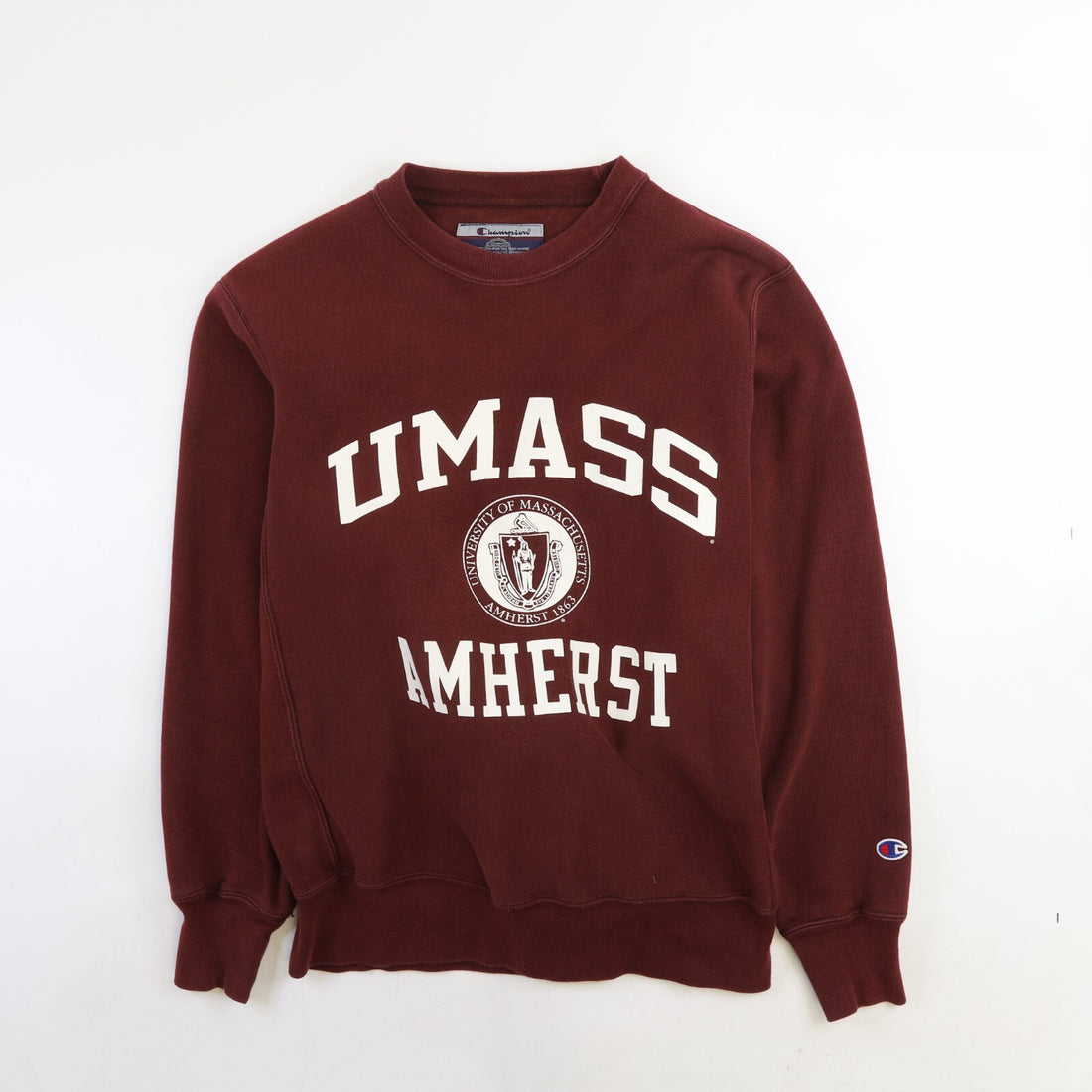 Vintage UMass Amherst Champion Reverse Weave Crewneck Sweatshirt