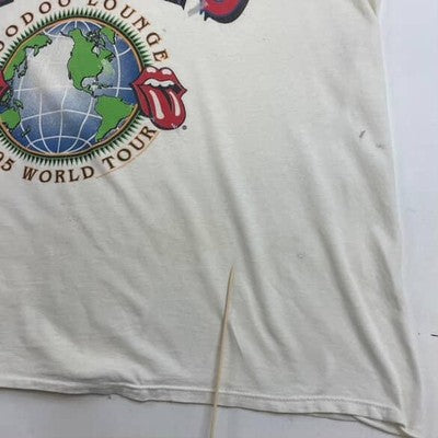 Vintage Rolling Stones Voodoo Lounge World Tour T-Shirt XL Band Tee 1995 90s