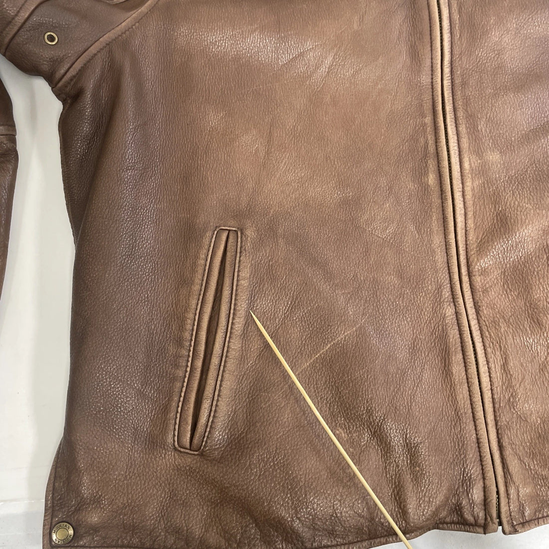 Wilsons M Julian Leather Jacket Size 2XL Brown