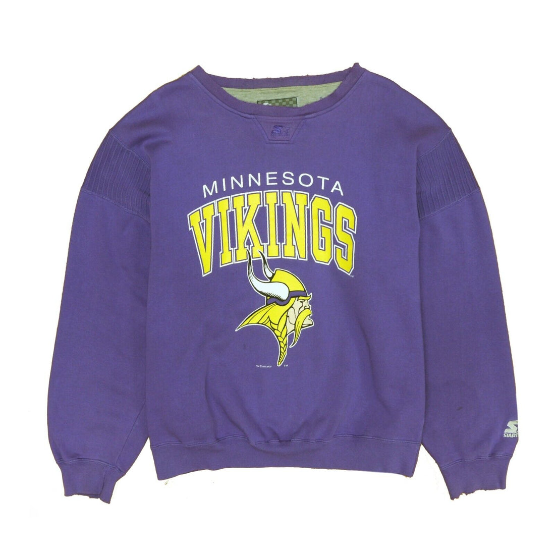 Vintage Minnesota Vikings Starter Sweatshirt Crewneck Size XL 90s NFL –  Throwback Vault